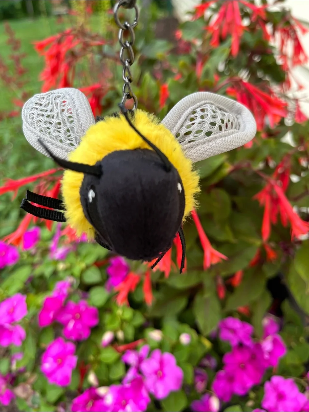 Handmade Bee Keychain Purse Charm 🐝